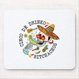 Alfombrilla De Ratón Cinco De Drinko Achos Funny Cinco De Mayo Mexicano