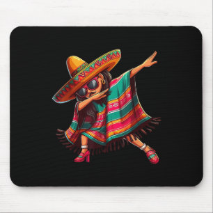 Alfombrilla De Ratón Cinco De Mayo Dabbing Chica Mexicana Funny Cin