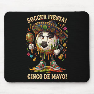 Alfombrilla De Ratón Cinco De Mayo Fiesta De Fútbol Drip Sport Love Hom