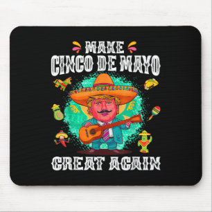 Alfombrilla De Ratón Cinco De Mayo grande nuevamente graciosa tumba mex