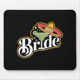 Alfombrilla De Ratón Cinco De Mayo Novia Sombrero Margarita Fiesta Mexi