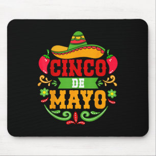 Alfombrilla De Ratón Cinco De Mayo Para La Fiesta 5 De Mayo Mexicano