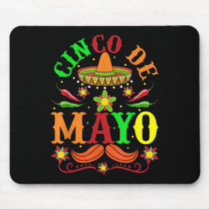 Alfombrilla De Ratón Cinco De Mayo Para La Fiesta 5 De Mayo Mexicano