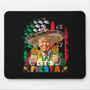 Alfombrilla De Ratón Cinco De Mayo Trump Taco graciosos Trump mexicanos