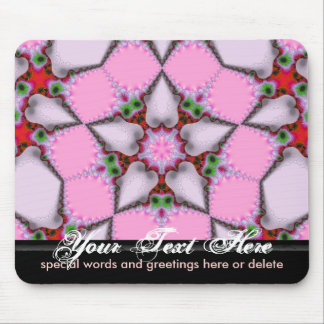 Alfombrilla De Ratón Cinco estrella Rosea Mousepad