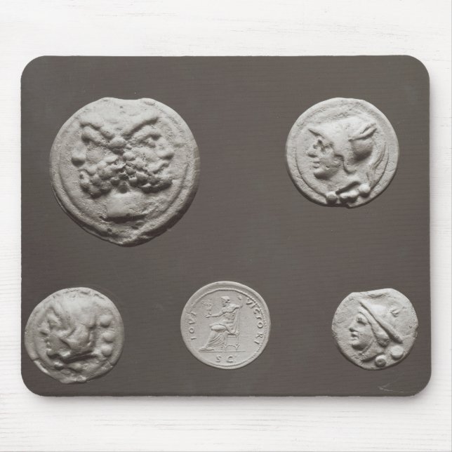 Alfombrilla De Ratón Cinco monedas (Frente)