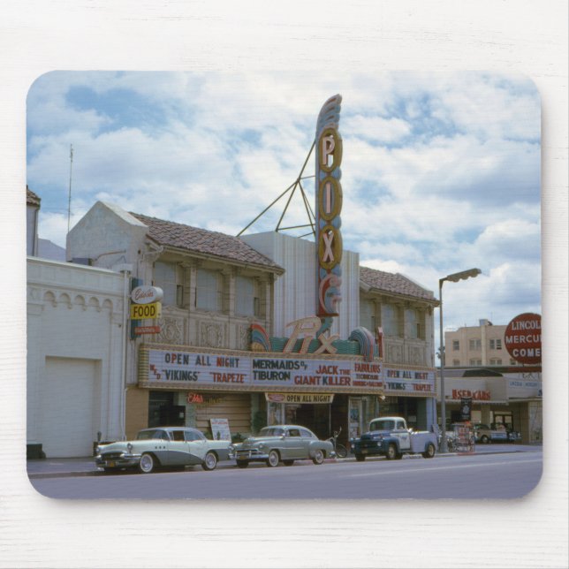 Alfombrilla De Ratón Cine Mousepad de cines de cine de época (Frente)