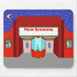 Alfombrilla De Ratón Cine retro Mousepad