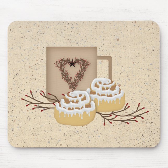 Alfombrilla De Ratón Cinnamon Rolls Mousepad (Frente)