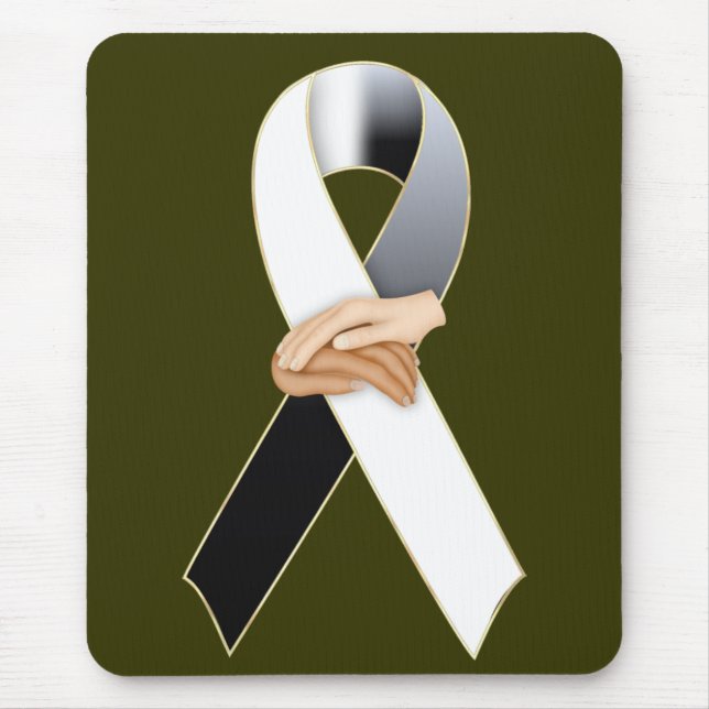 Alfombrilla De Ratón Cinta anti Mousepad de la conciencia del racismo (Frente)