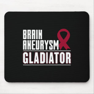 Alfombrilla De Ratón Cinta de Borgoña - Conciencia sobre el neuralismo