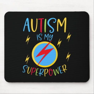 Alfombrilla De Ratón Cinta de Conciencia del Autismo Chicos Chicas Niño