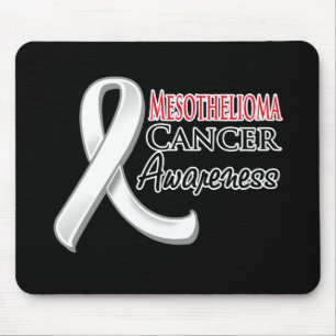 Alfombrilla De Ratón Cinta de la conciencia del mesotelioma