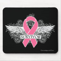 Cinta de SURVIVOR alada con cáncer de mama