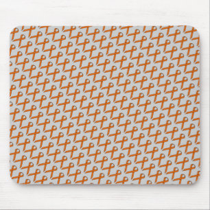 Alfombrilla De Ratón Cinta estándar naranja por Kenneth Yoncich