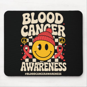 Alfombrilla De Ratón Cinta Groovy Conciencia del Cáncer de Sangre Cánce