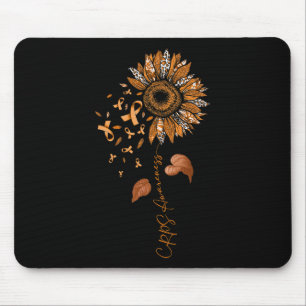 Alfombrilla De Ratón Cinta Naranja de concientización del CPS sobre el 