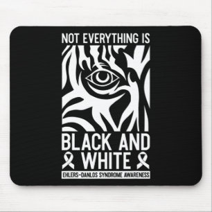 Alfombrilla De Ratón Cinta Negra Y Blanca Ehlers Danlos Zebra Rheumat