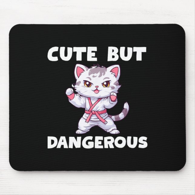 Alfombrilla De Ratón Cinta rosa Coquette Bow Boxing Guantes Cañón de Ma (Frente)