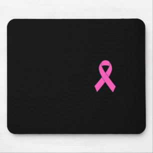 Alfombrilla De Ratón Cinta rosa delgada Sensibilización sobre el cáncer
