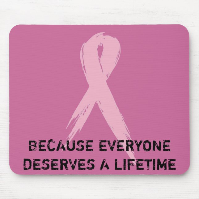 Alfombrilla De Ratón Cinta rosada Mousepad (Frente)