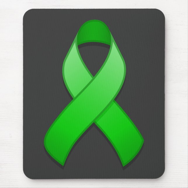 Alfombrilla De Ratón Cinta verde Mousepad de la conciencia (Frente)