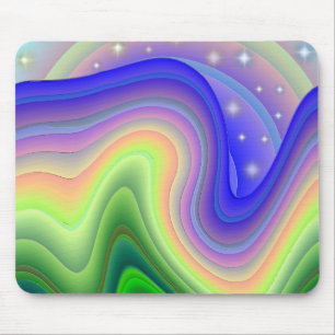 Alfombrilla De Ratón Cintas del arco iris