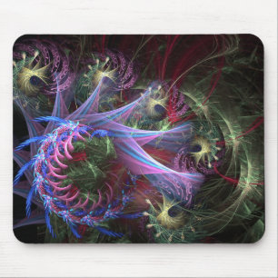 Alfombrilla De Ratón Cintas fractales Mousepad Swirl completo