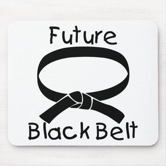 Alfombrilla De Ratón Cinturón negro futuro (Frente)