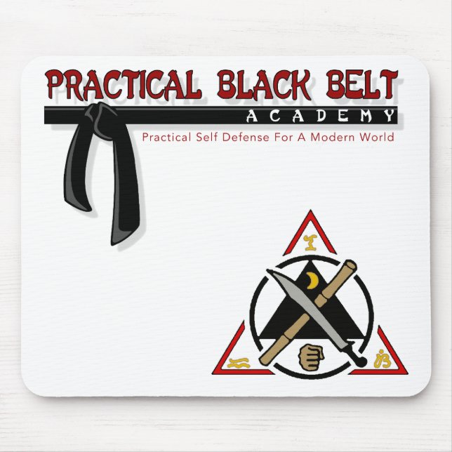 Alfombrilla De Ratón Cinturón negro práctico/Kali Mousepad (Frente)