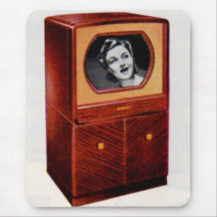 Alfombrilla De Ratón circa la mujer cantante 1951 de la televisión