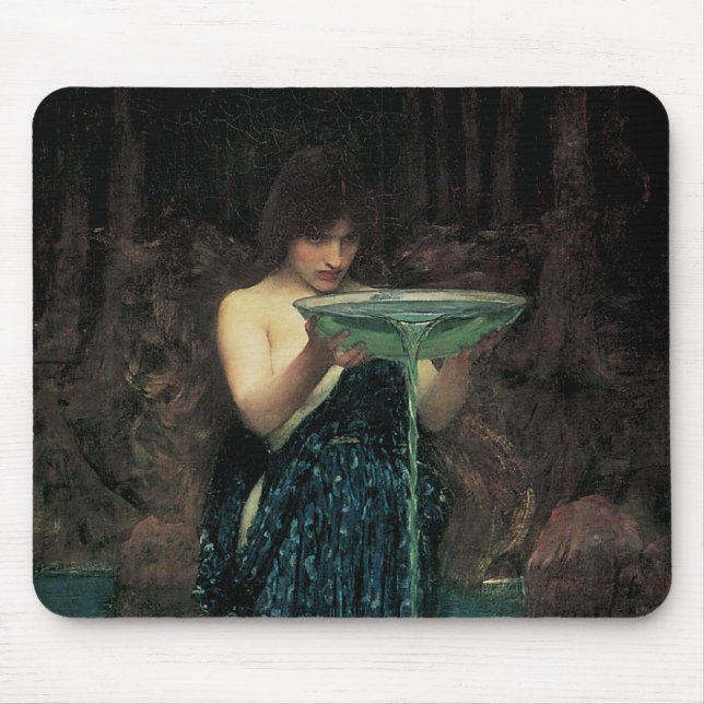 Alfombrilla De Ratón Circe Invidiosa by John William Waterhouse (Frente)