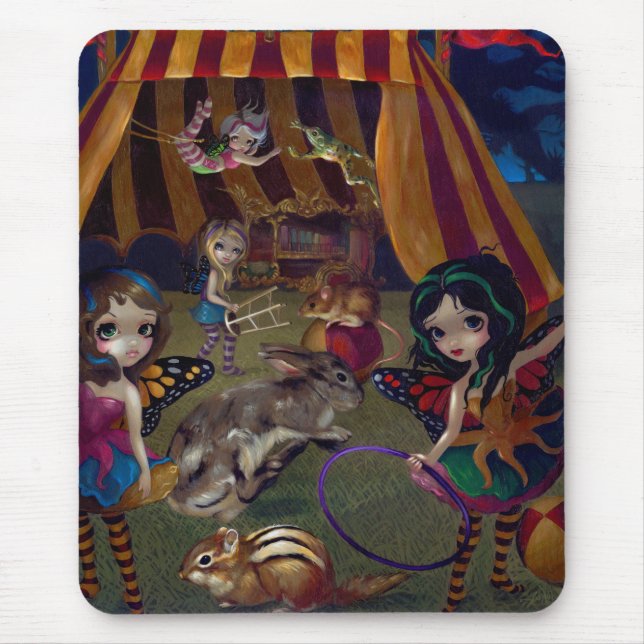 Alfombrilla De Ratón "Circo de hadas" Mousepad (Frente)