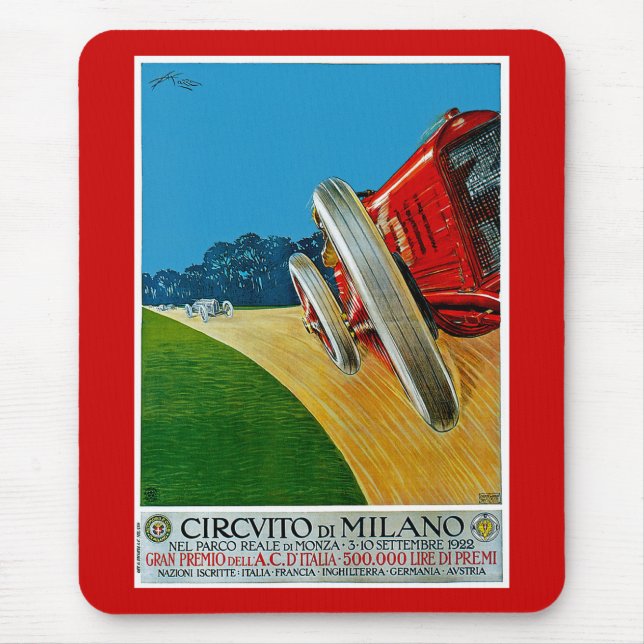 Alfombrilla De Ratón Circuito de Milano (Frente)
