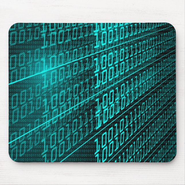 Alfombrilla De Ratón Circuito de tecnología informática futurista Cyber (Frente)