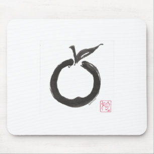 Alfombrilla De Ratón Círculo Apple del zen