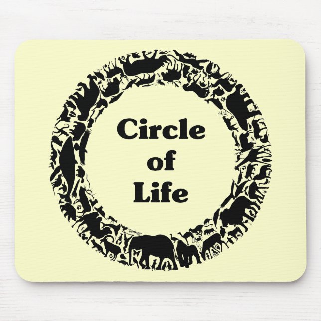 Alfombrilla De Ratón Círculo de la vida (Frente)