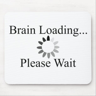Alfombrilla De Ratón Círculo del cargamento del cerebro