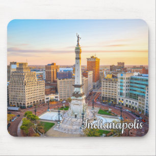 Alfombrilla De Ratón Círculo del Monumento, Indianapolis, Indiana, EE.