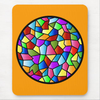 Alfombrilla De Ratón Círculo Mousepad del vitral
