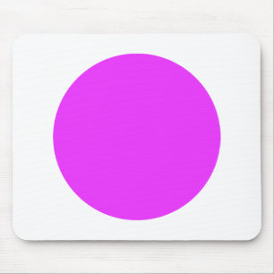 Alfombrilla De Ratón Círculo - Púrpura Neon White
