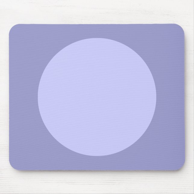 Alfombrilla De Ratón Círculo - Tonos de gris azul (Frente)