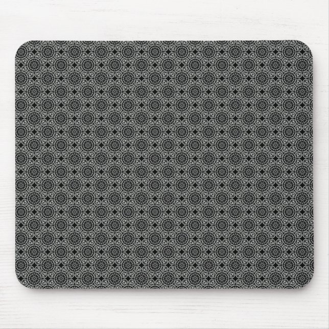 Alfombrilla De Ratón Círculos elegantes y oscuros Mousepad (Frente)