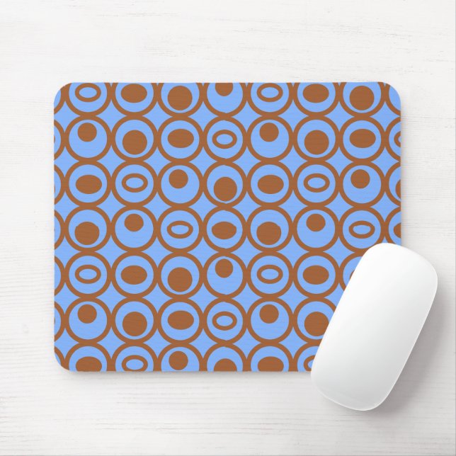 Alfombrilla De Ratón Círculos en círculos (Con ratón)