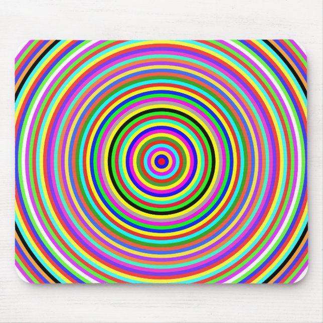 Alfombrilla De Ratón círculos espectrales 5000 (Frente)