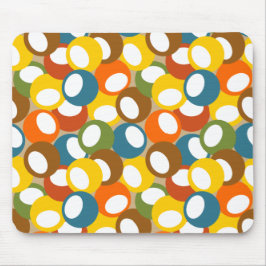 Alfombrilla De Ratón Círculos olivos de los años 1970