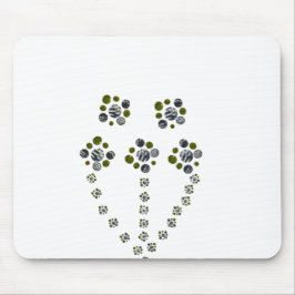 Alfombrilla De Ratón Círculos ramificando como una rama de árbol