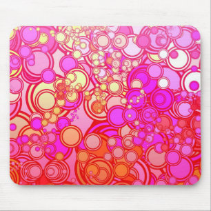 Alfombrilla De Ratón Círculos retros