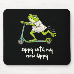 Alfombrilla De Ratón Cirugía de reemplazo de cadera Rana Zippy con nuev