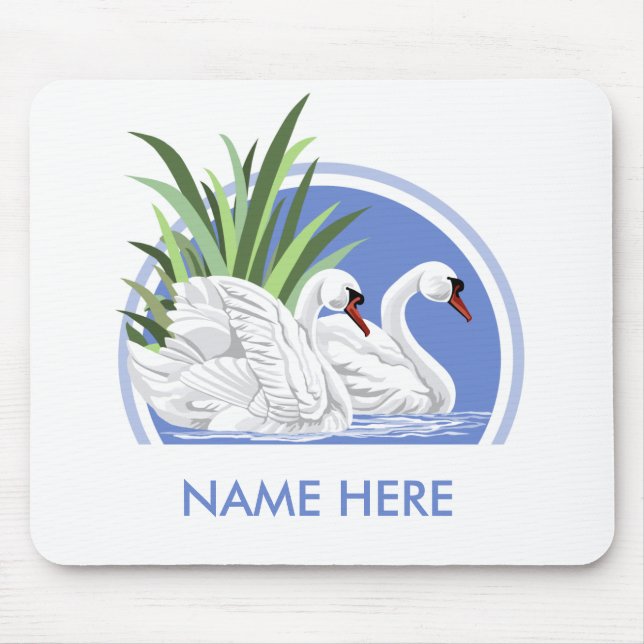 Alfombrilla De Ratón cisne (Frente)